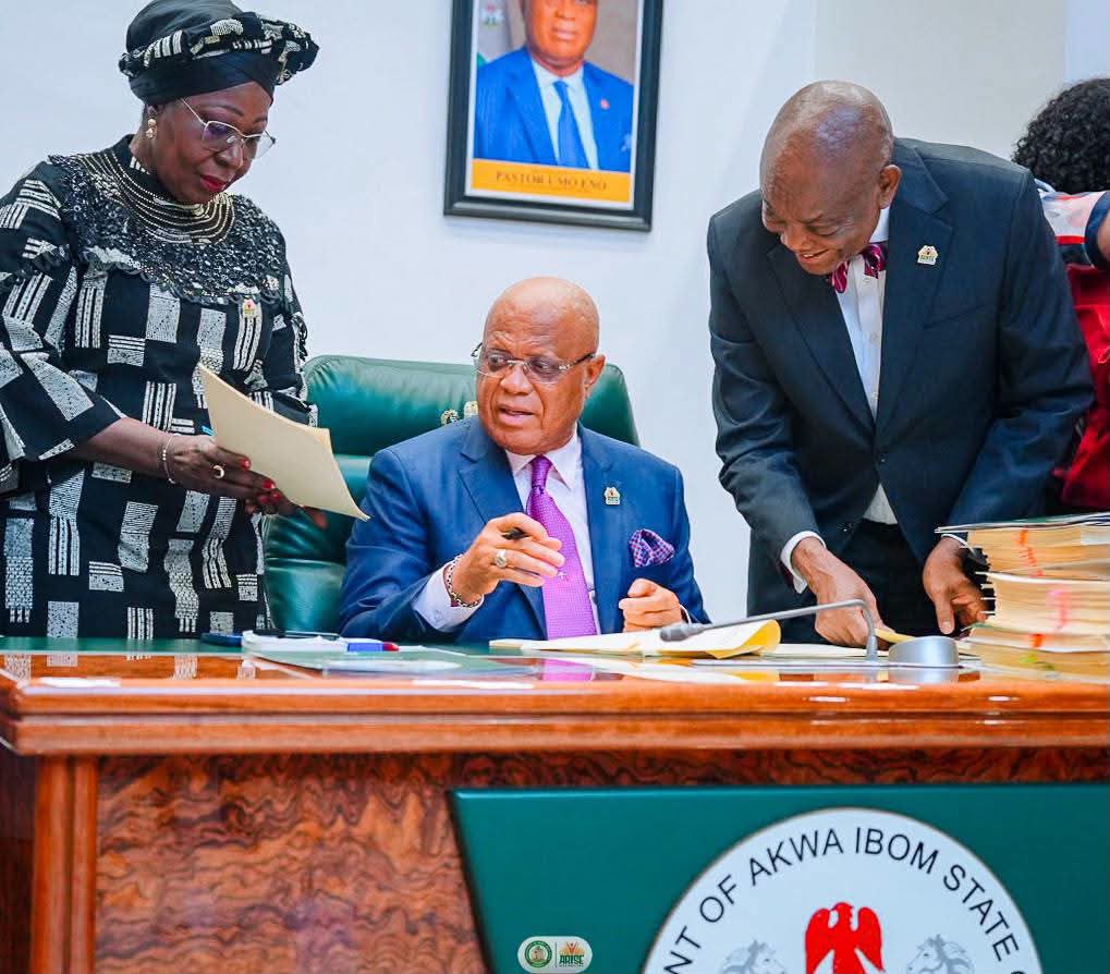 INSTITUTIONAL REFORMS: GOV ENO SIGNS 14 BILLS INTO LAW  … targets expanded gains for ARISE Agenda