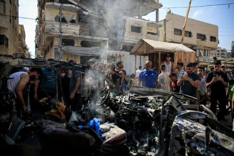 Israeli Strike On Gaza Vehicle Kills Two, Injures 13 Amid Ceasefire Tensions