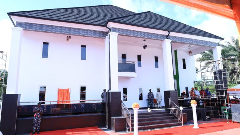 Eno Commissions Chairman’s Lodge In Essien Udim, Says Lodges Will Deepen Grassroots Governance
