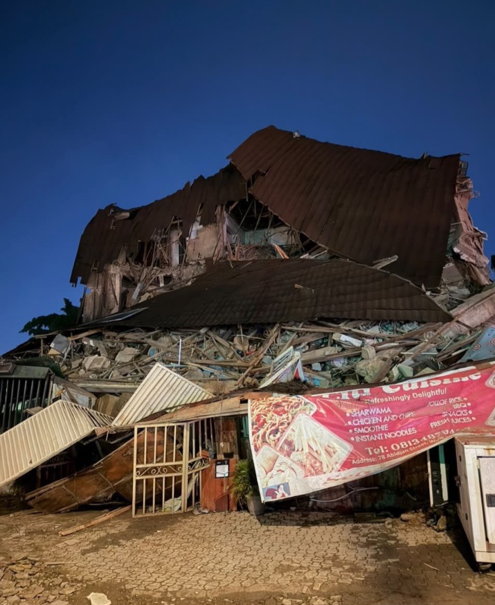 Abuja Building Crashes Hours After FCTA Evacuation Order