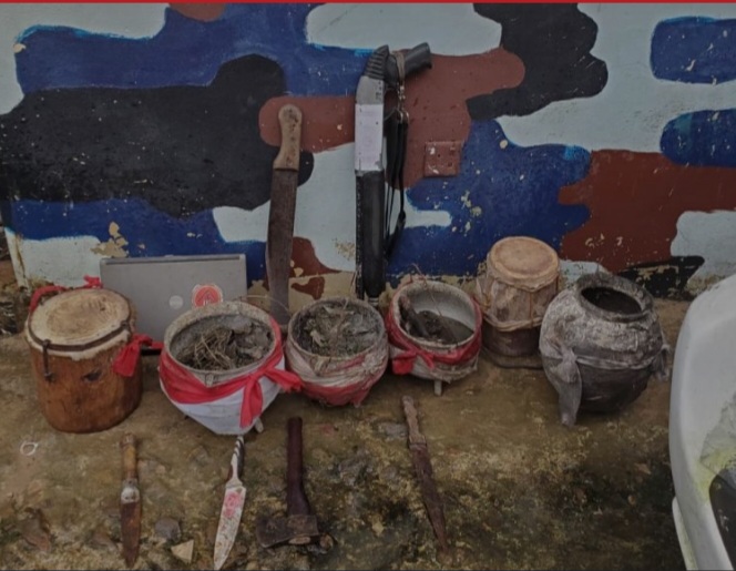 Police Raid Alleged Criminal Fortification Centre, Recover Gun, Weapons In Delta