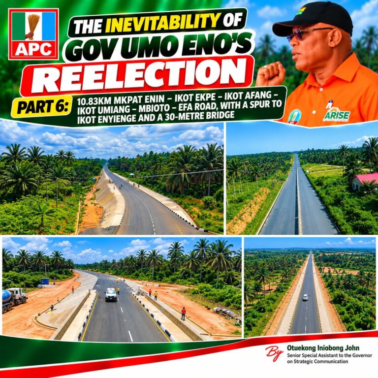 Umo Eno’s Mkpat Enin–Etinan Road Cuts Travel Time From Two Hours To 10 Minutes